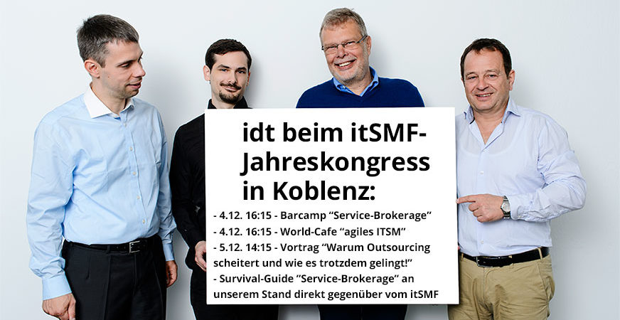idt rockt den itSMF Jahreskongress